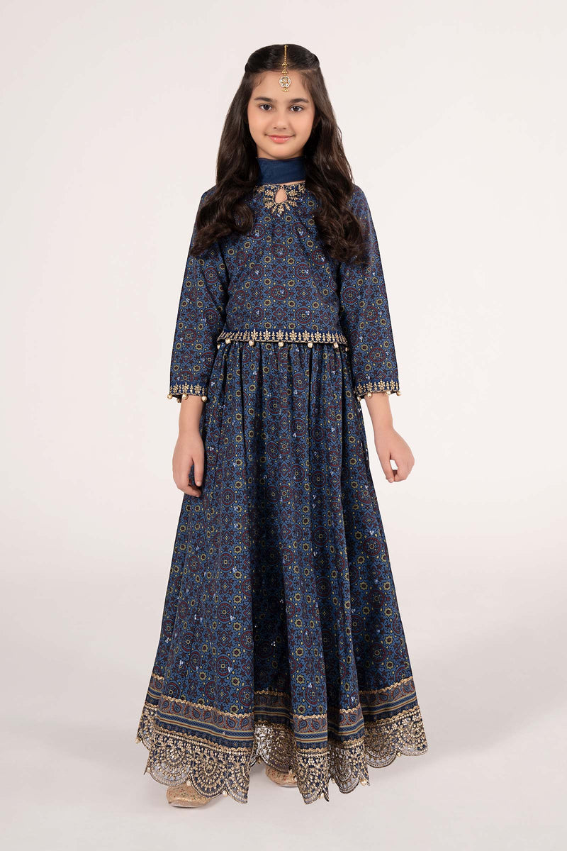 3 Piece Embroidered Slub Khaddar Suit