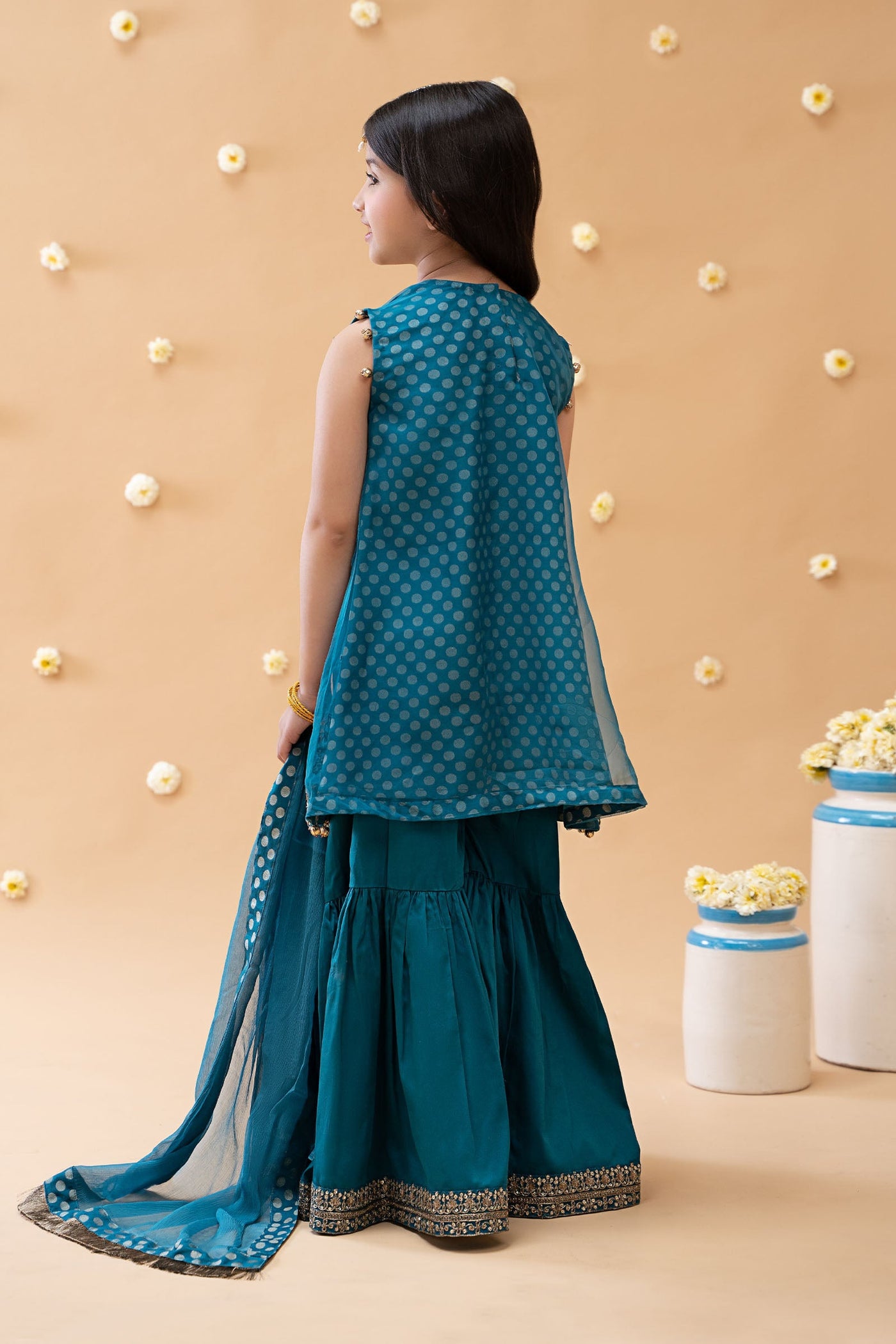 3 Piece Embroidered Suit