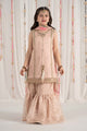 3 Piece Embroidered Cotton Satin Suit