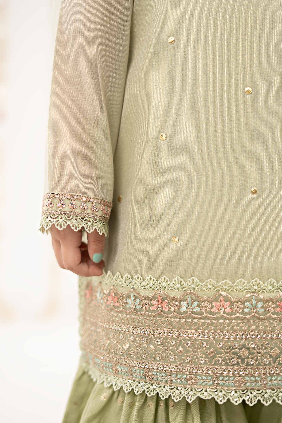 3 Piece Embroidered Masoori Yarn Dyed Suit