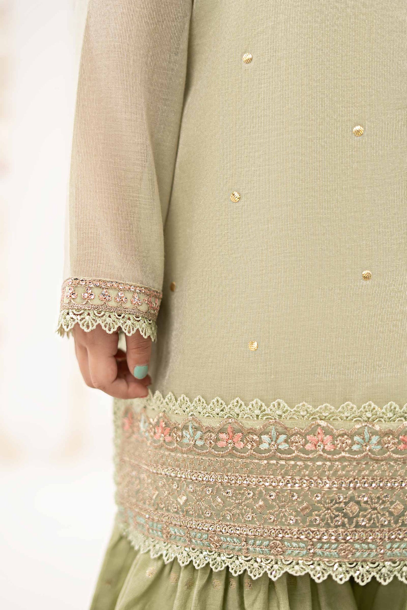 3 Piece Embroidered Masoori Yarn Dyed Suit