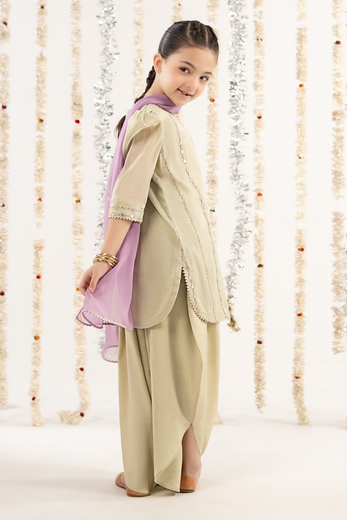 3 Piece Embroidered Masoori Suit