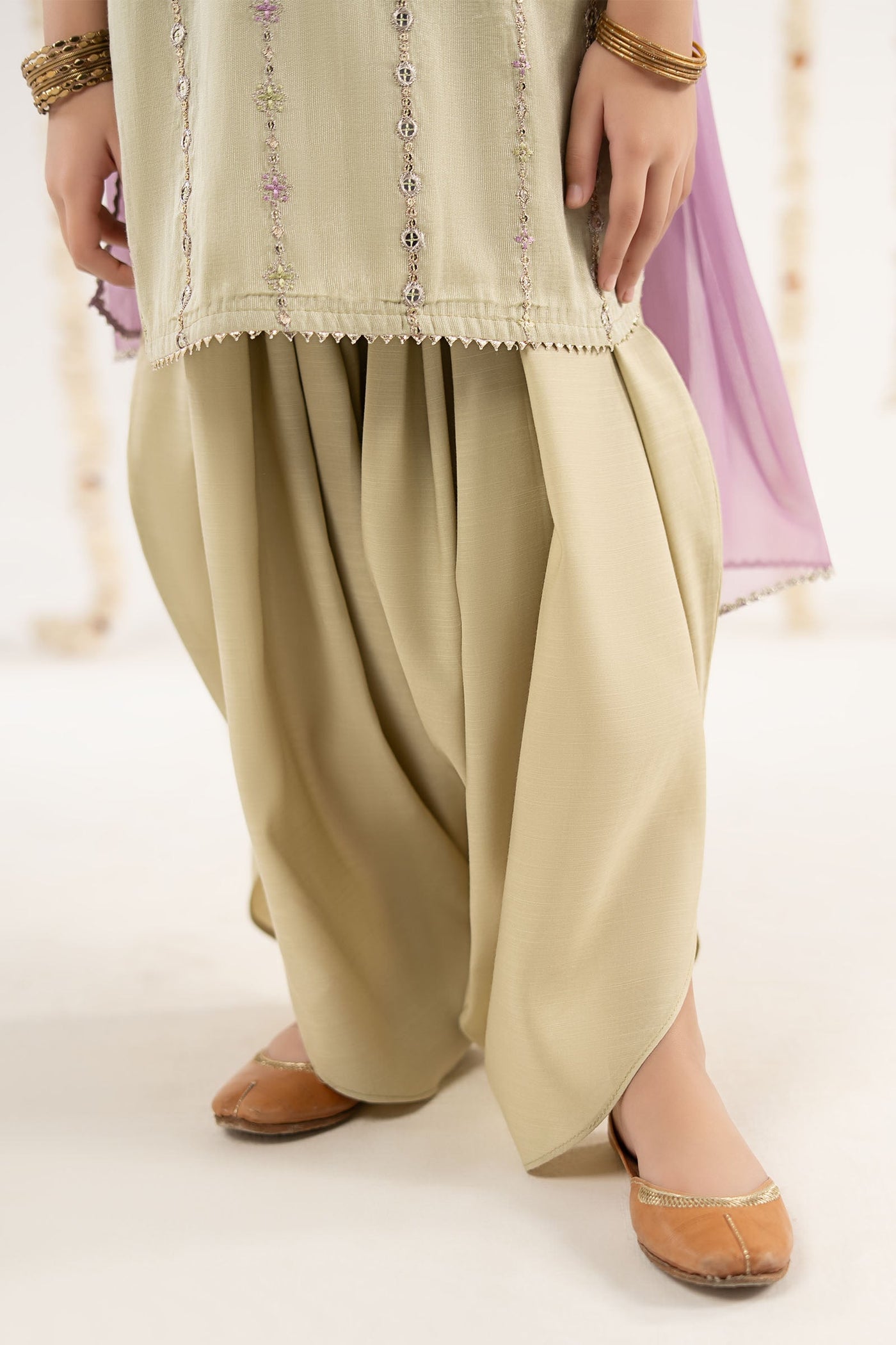 3 Piece Embroidered Masoori Suit