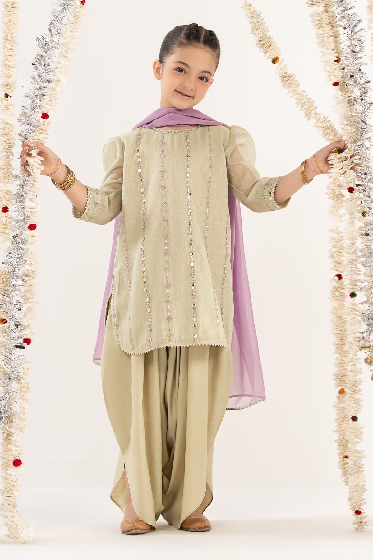3 Piece Embroidered Masoori Suit