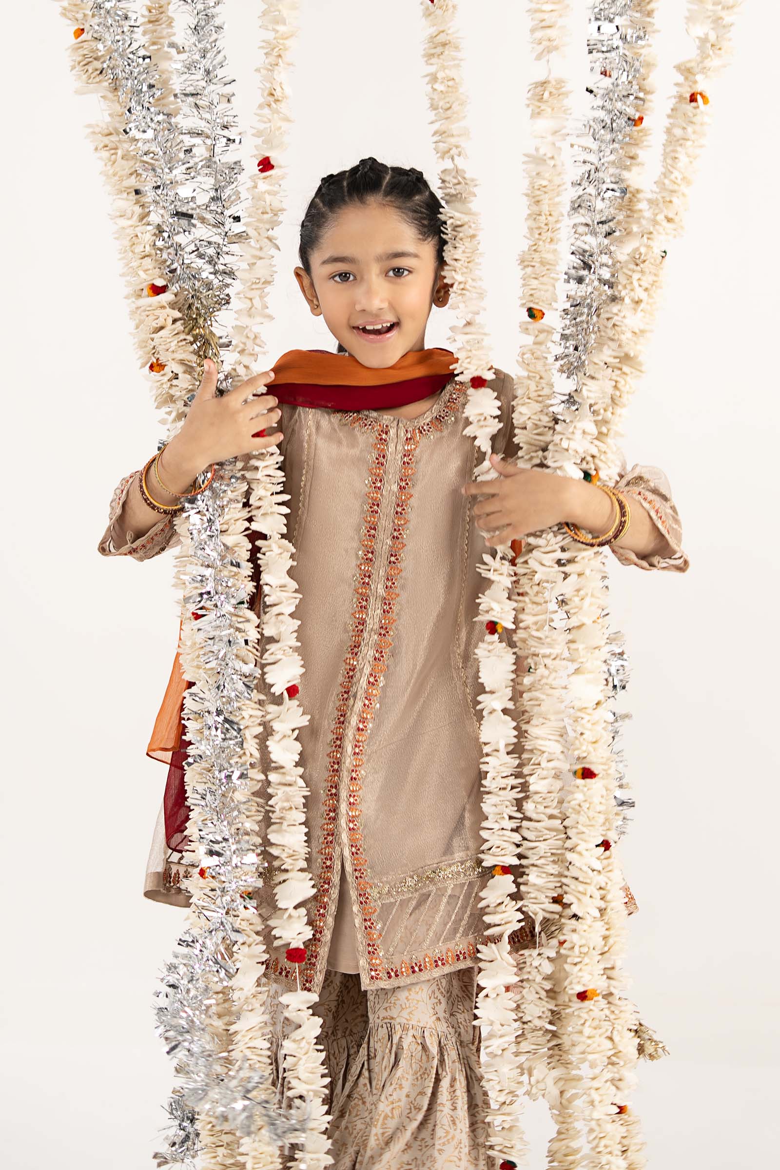 3 Piece Embroidered Yarn Dyed Suit