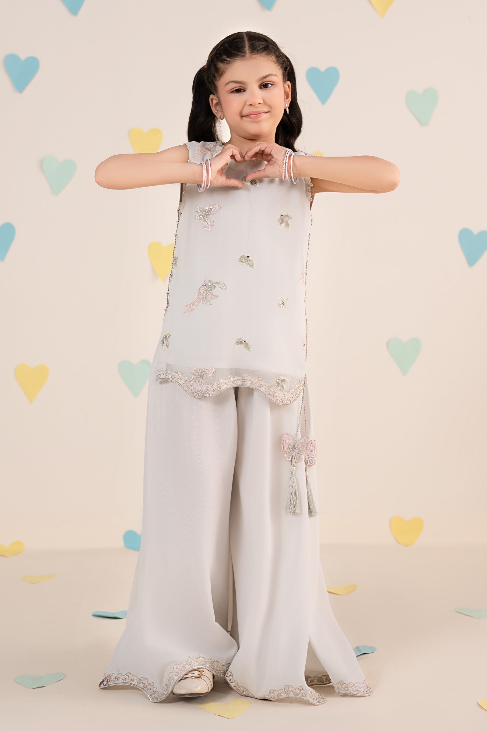 Embroidered Light Khaddar Shirt
