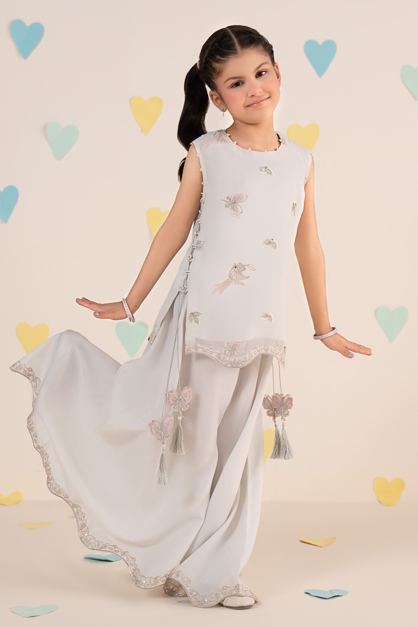 Embroidered Light Khaddar Shirt