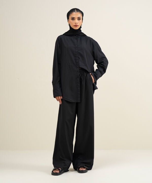 Wide-Leg Trousers