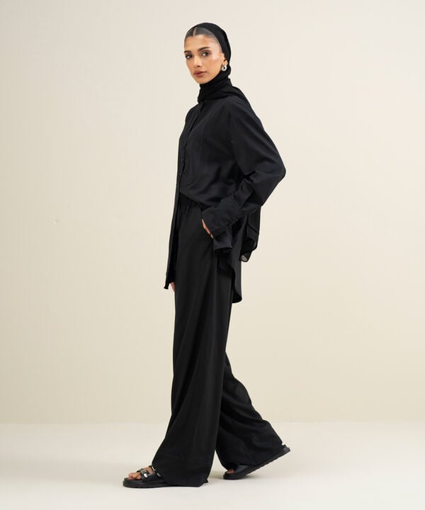 Wide-Leg Trousers