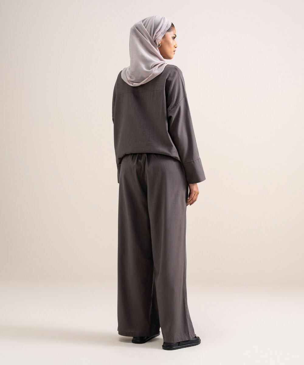 Loose-Fit  Pleated Pants MODBTM26V703