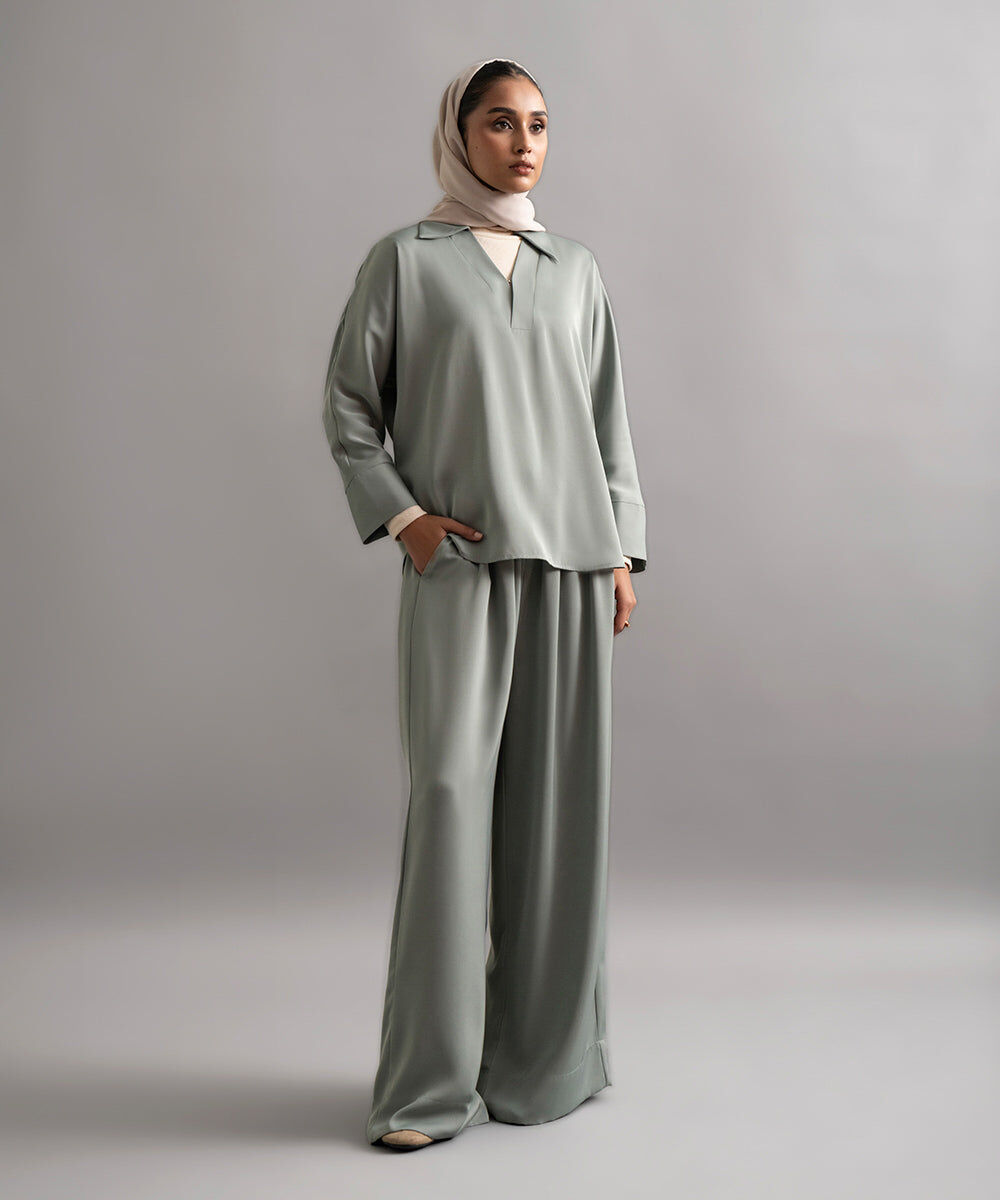 Flowy Wide Leg Trousers