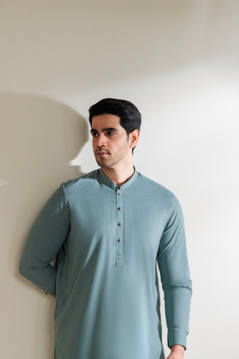 Green-Blended-Shalwar Suit - (MP2PBBS26BM4M5)