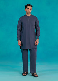 D-Grey-Blended-Kurta Trouser - (MP2PBBW25BM9O16)