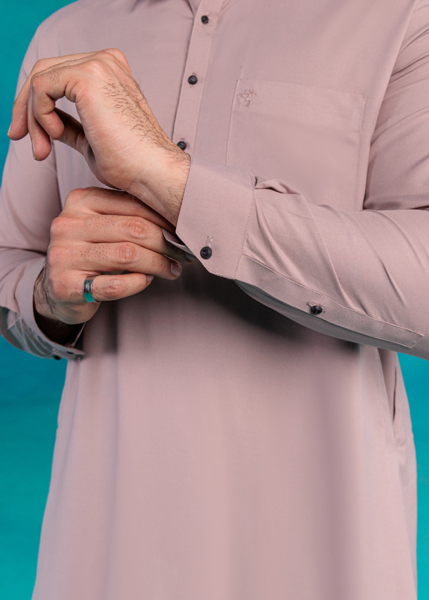 L-Mauve-Blended-Shalwar Suit - (MP2PSBW25ADN5)