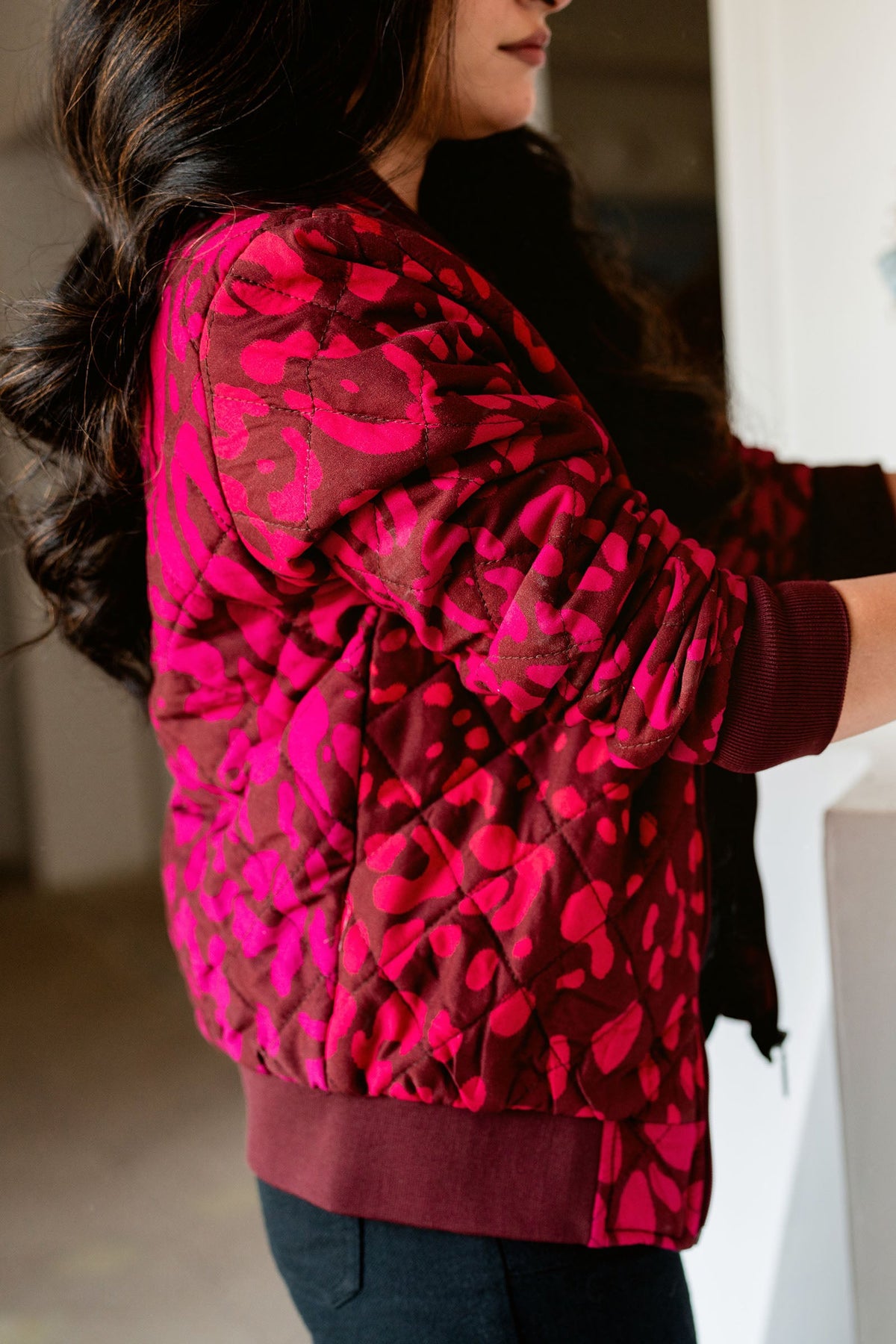 Printed Linen Jacket - M3101AJ-SML-00A