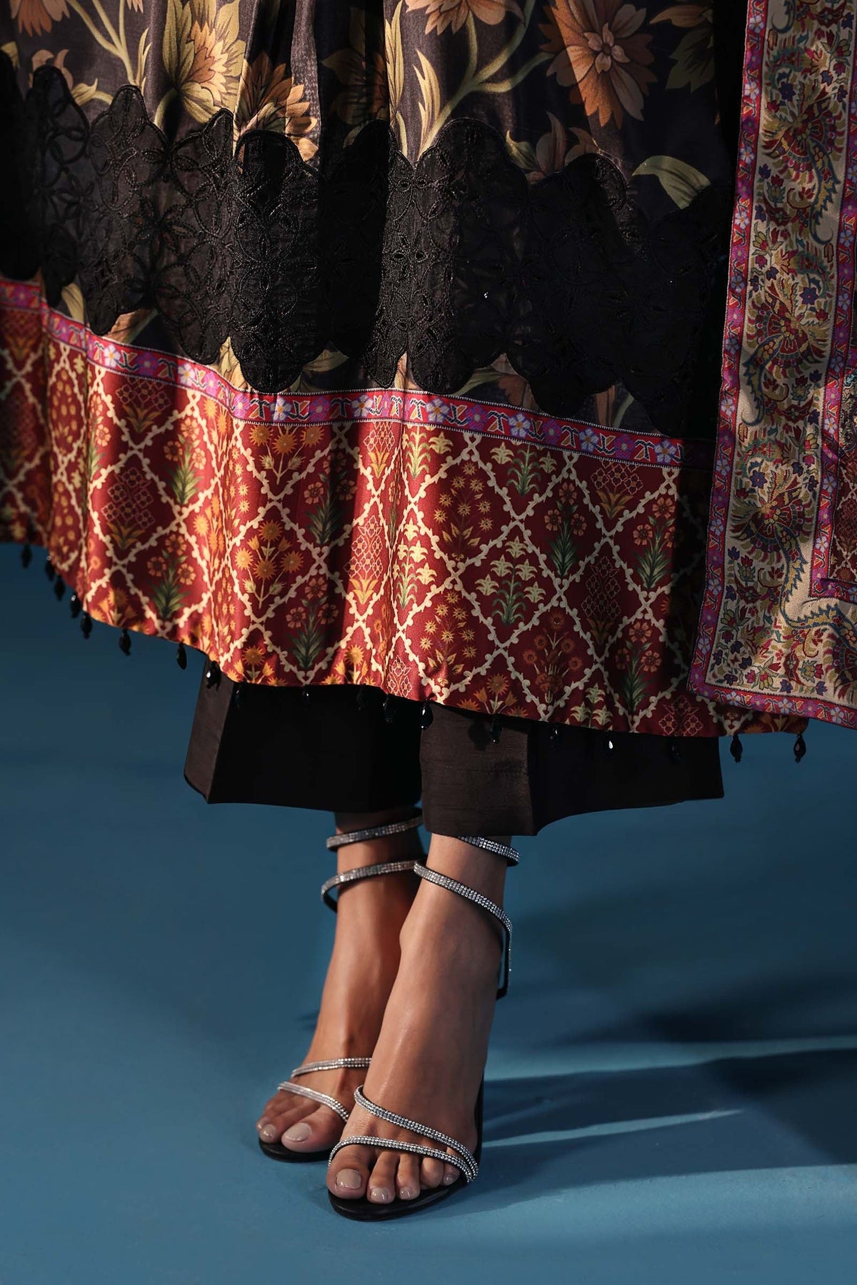 Maria.B Luxury Silk Embroidered Unstitched 3 Piece - MPS-W25-07