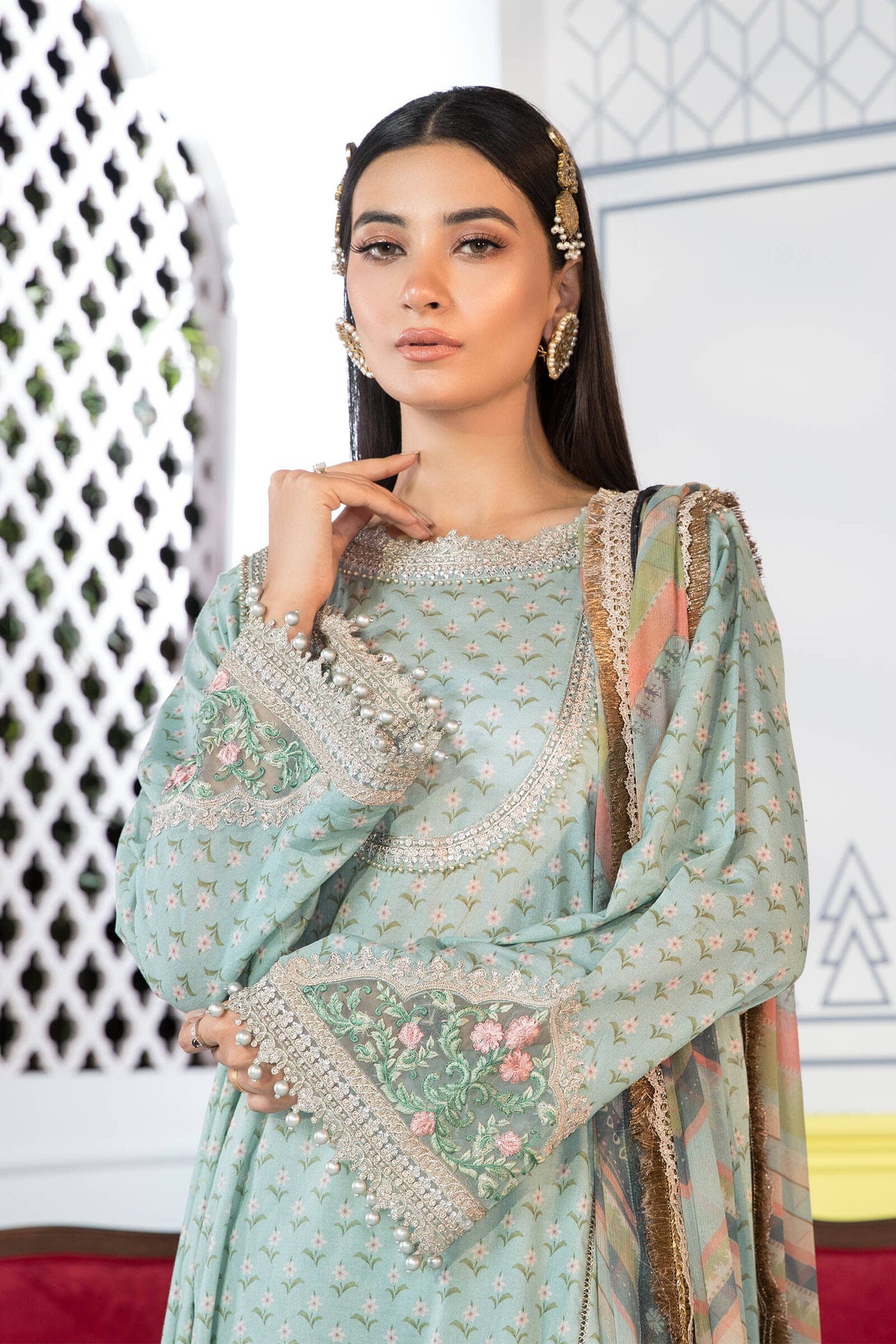 Unstitched Fabrics/M.Prints Mpt-1109-A