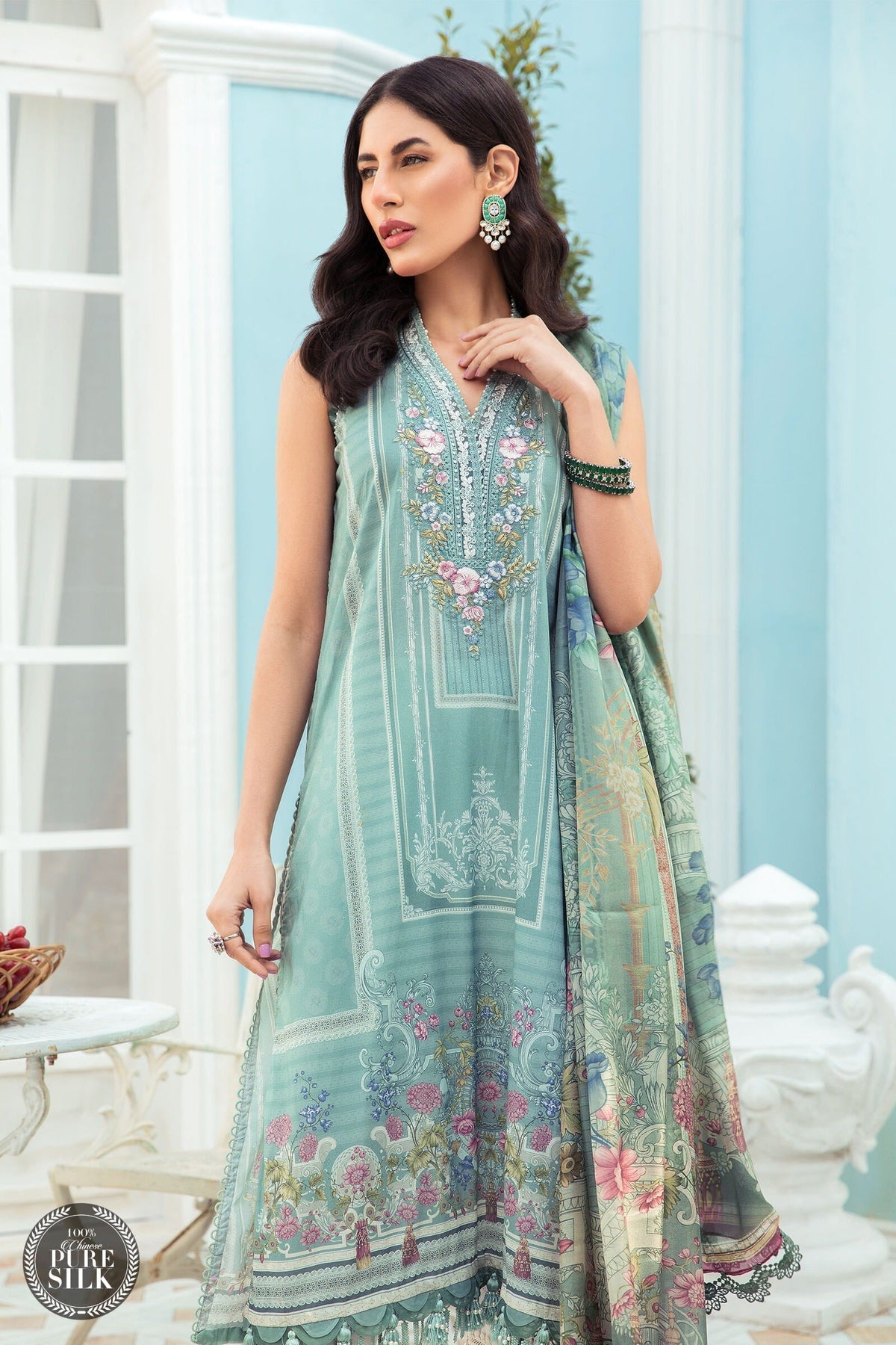 Unstitched Fabrics/MPrints MPT-1301-B