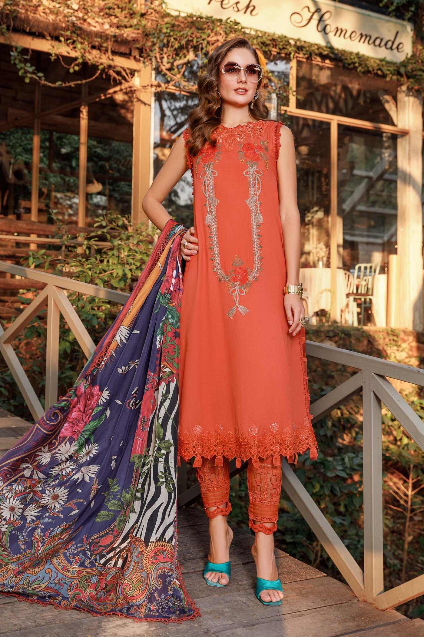 Unstitched M.Prints | Mpt-1707-B