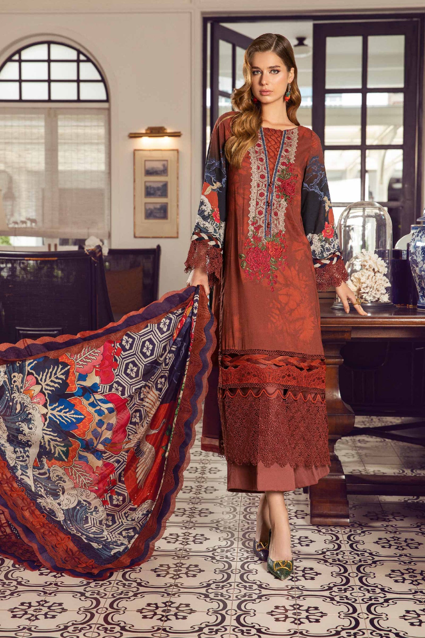 Unstitched M.Prints | Mpt-1902-A