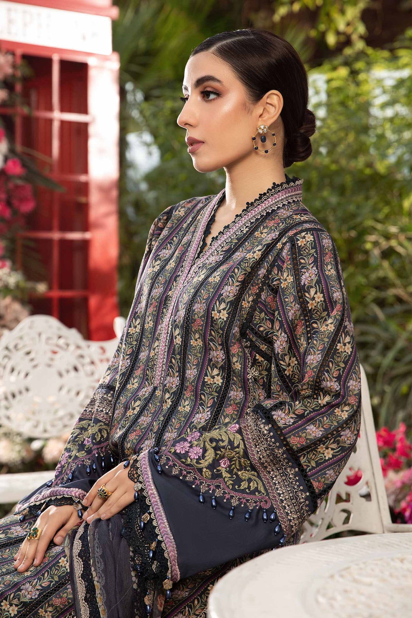 Unstitched M.Prints | Mpt-2107-B