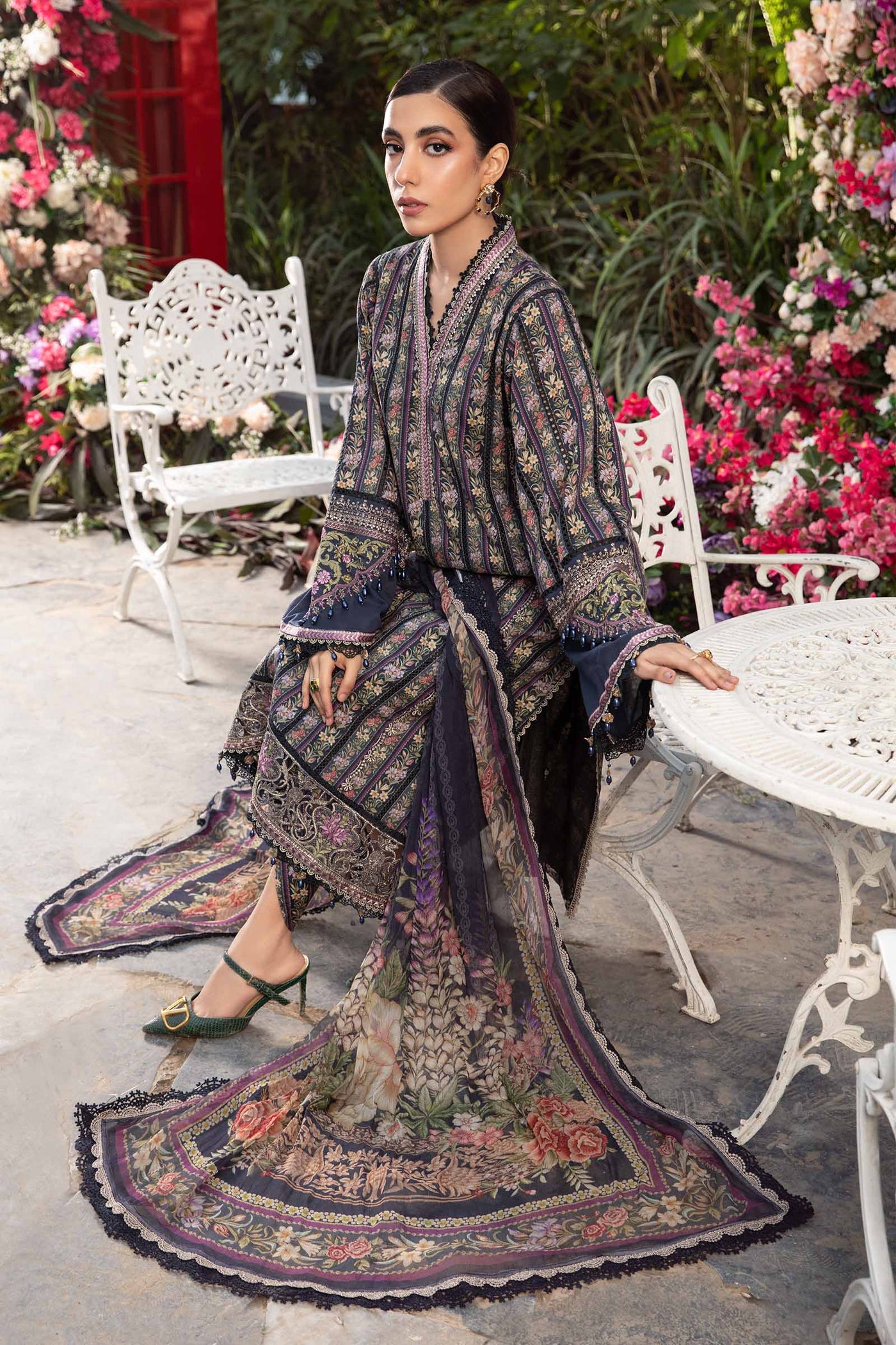 Unstitched M.Prints | Mpt-2107-B