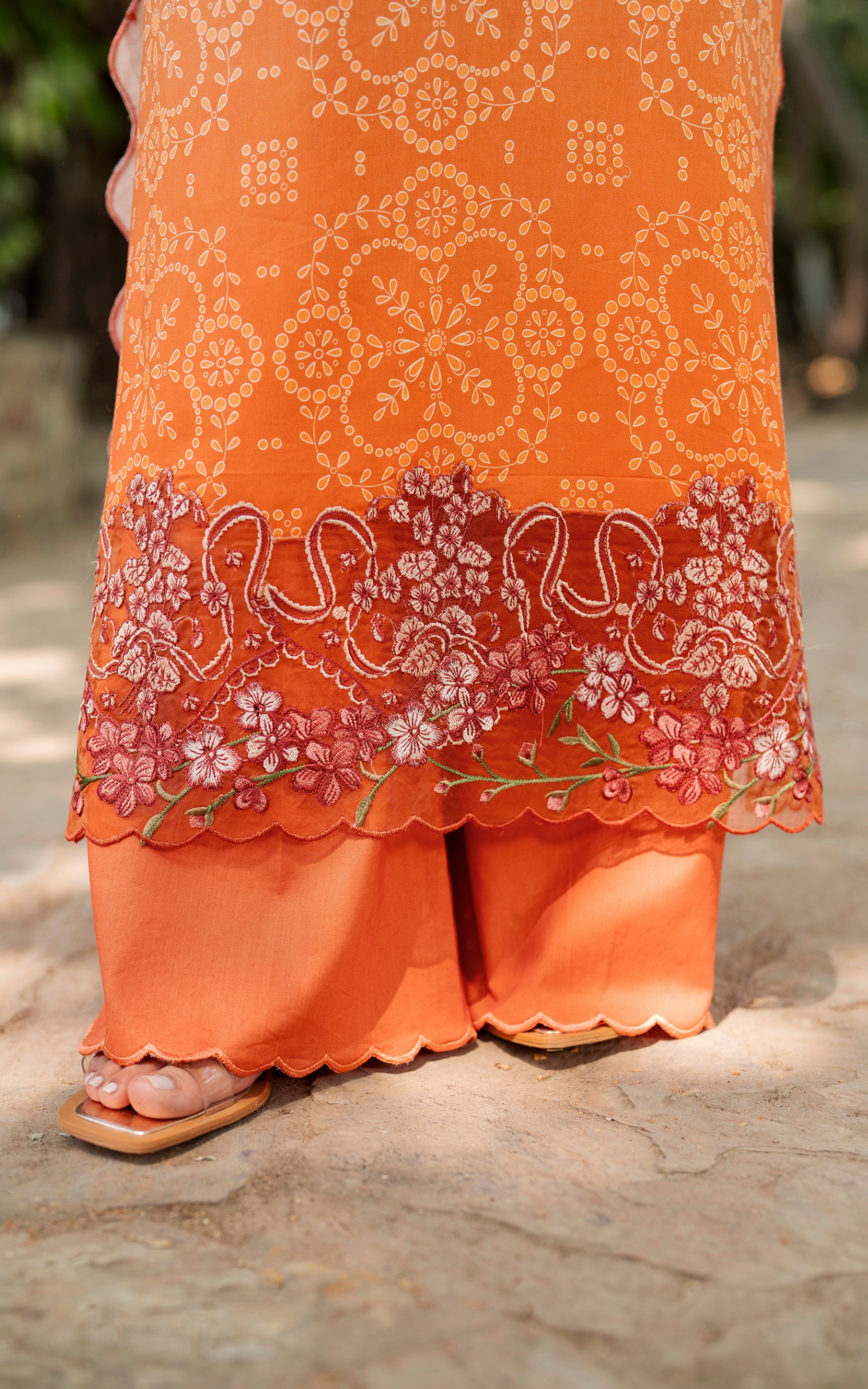 Peach Sorbet MSSL-02 | 3pcs Embroidered Unstitched Summer