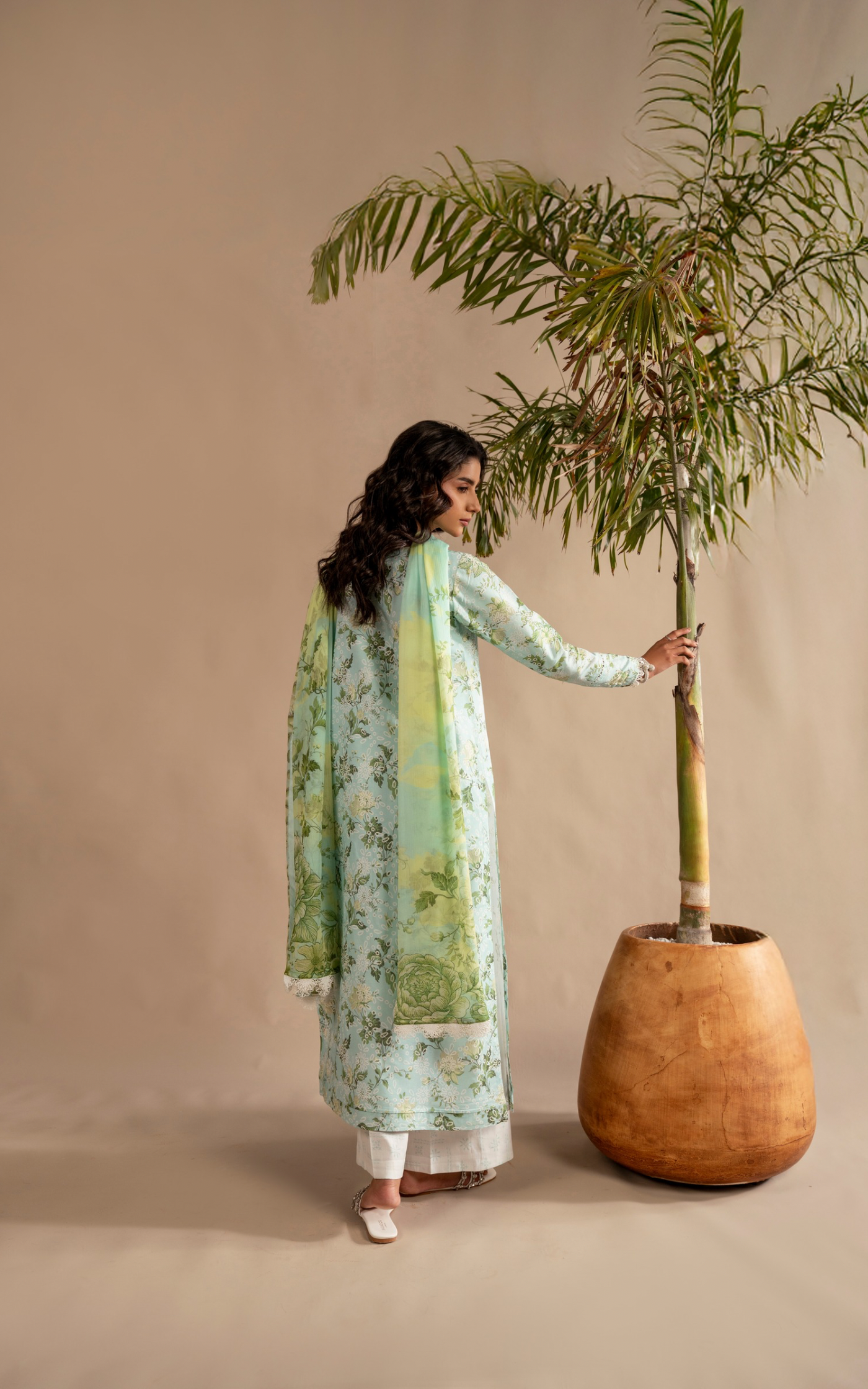 Mint Mosaic MSSL-12 | 3pcs Embroidered Unstitched Summer