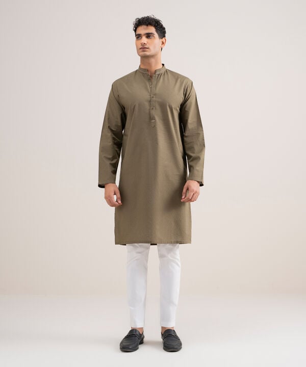 Premium Cotton Jacquard Kurta