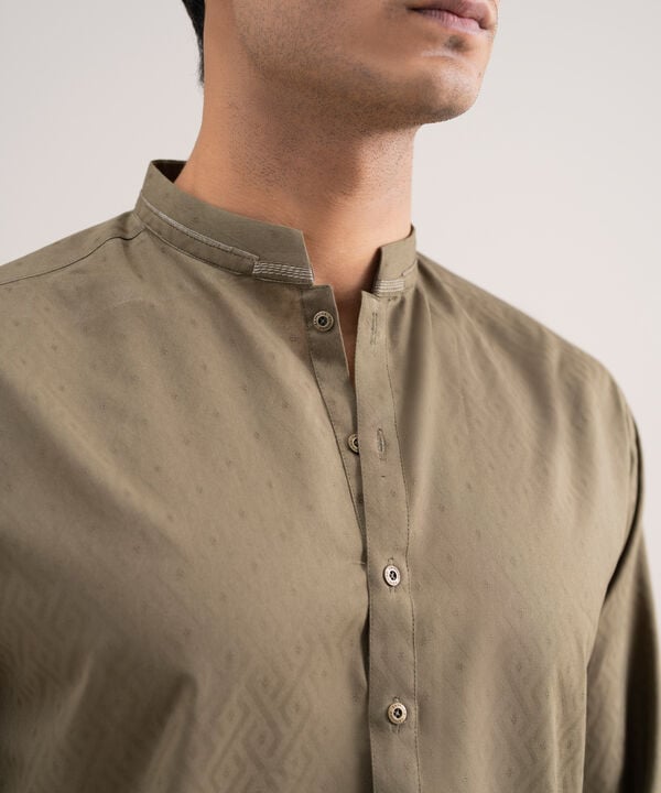 Premium Cotton Jacquard Kurta