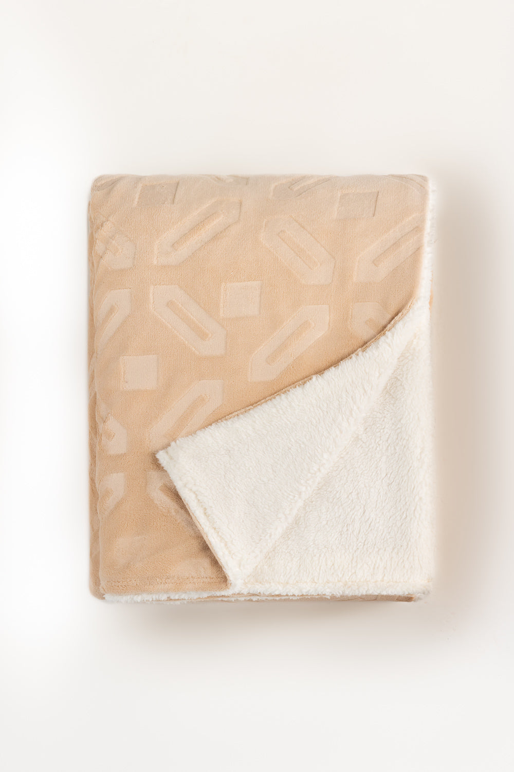 Macadamia Double Ply Fleece Throw