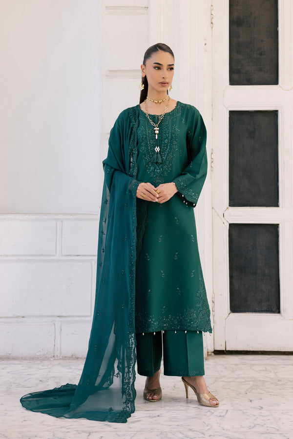 Manta 3Pc - Festive Embroidered Lawn