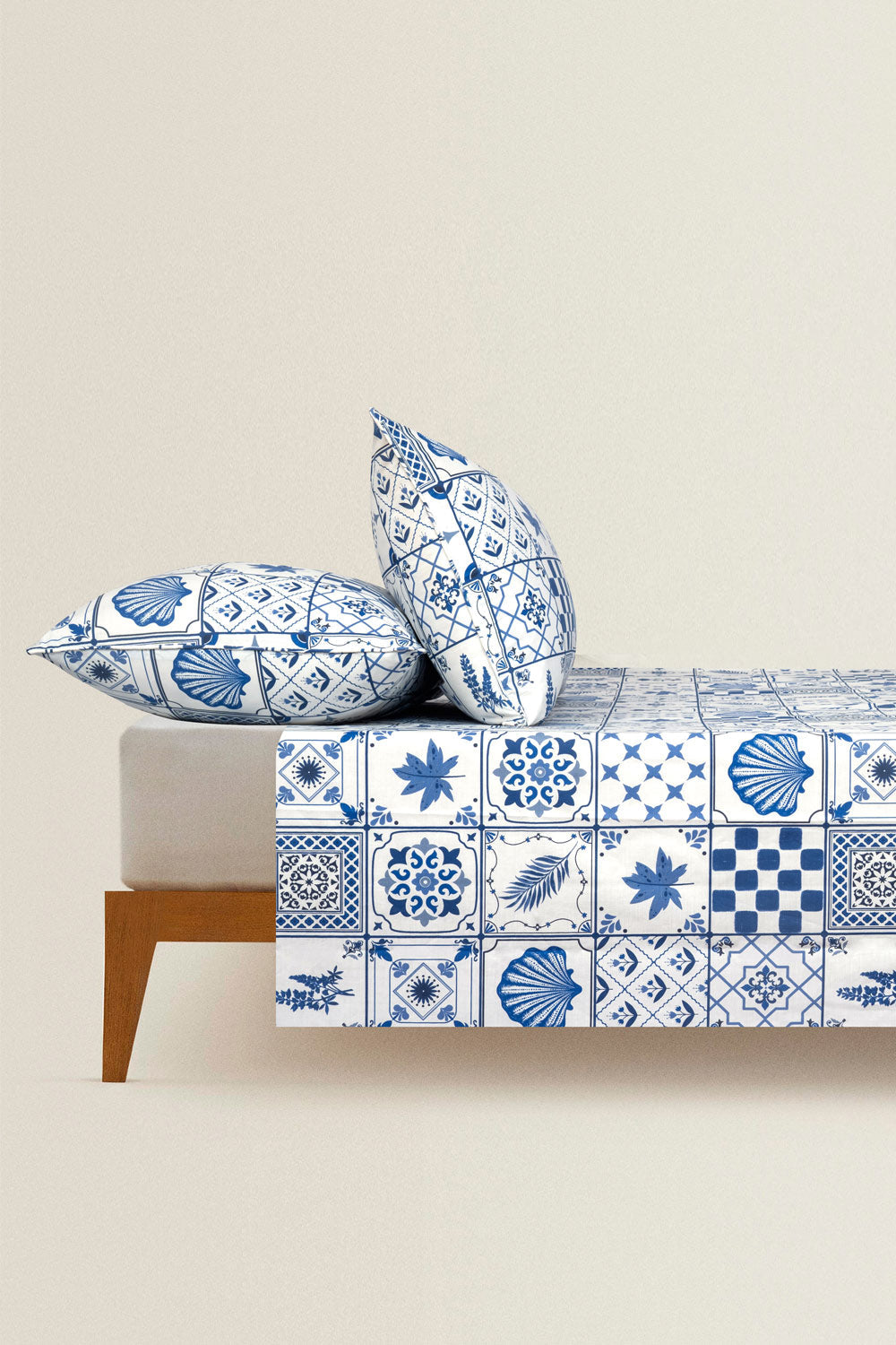 Marine Tiles T-150-1 Bed Sheet Set