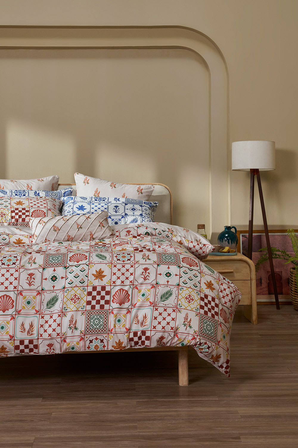 Marine Tiles T-150 Quilt Cover Set