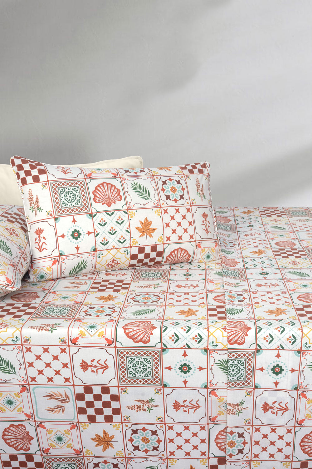 Marine Tiles T-150 Bed Sheet Set