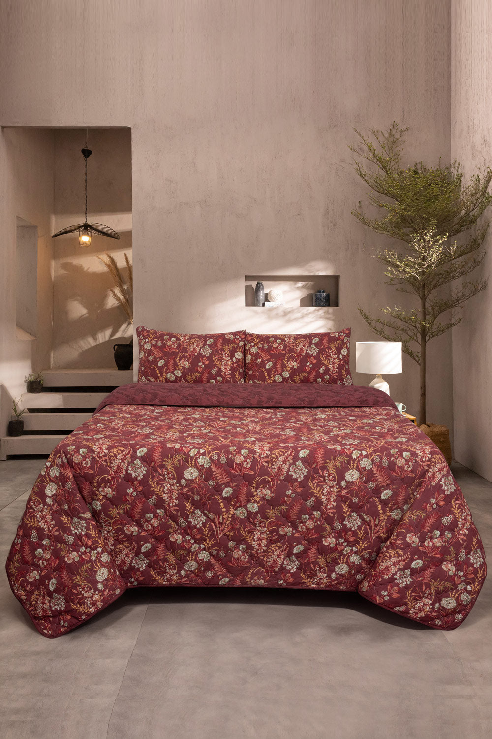 Marsala T-150 Bed Throw