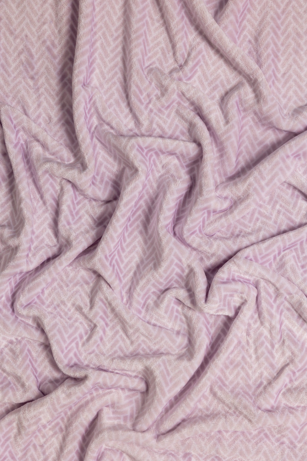 Mauve Single Ply Fleece Throw