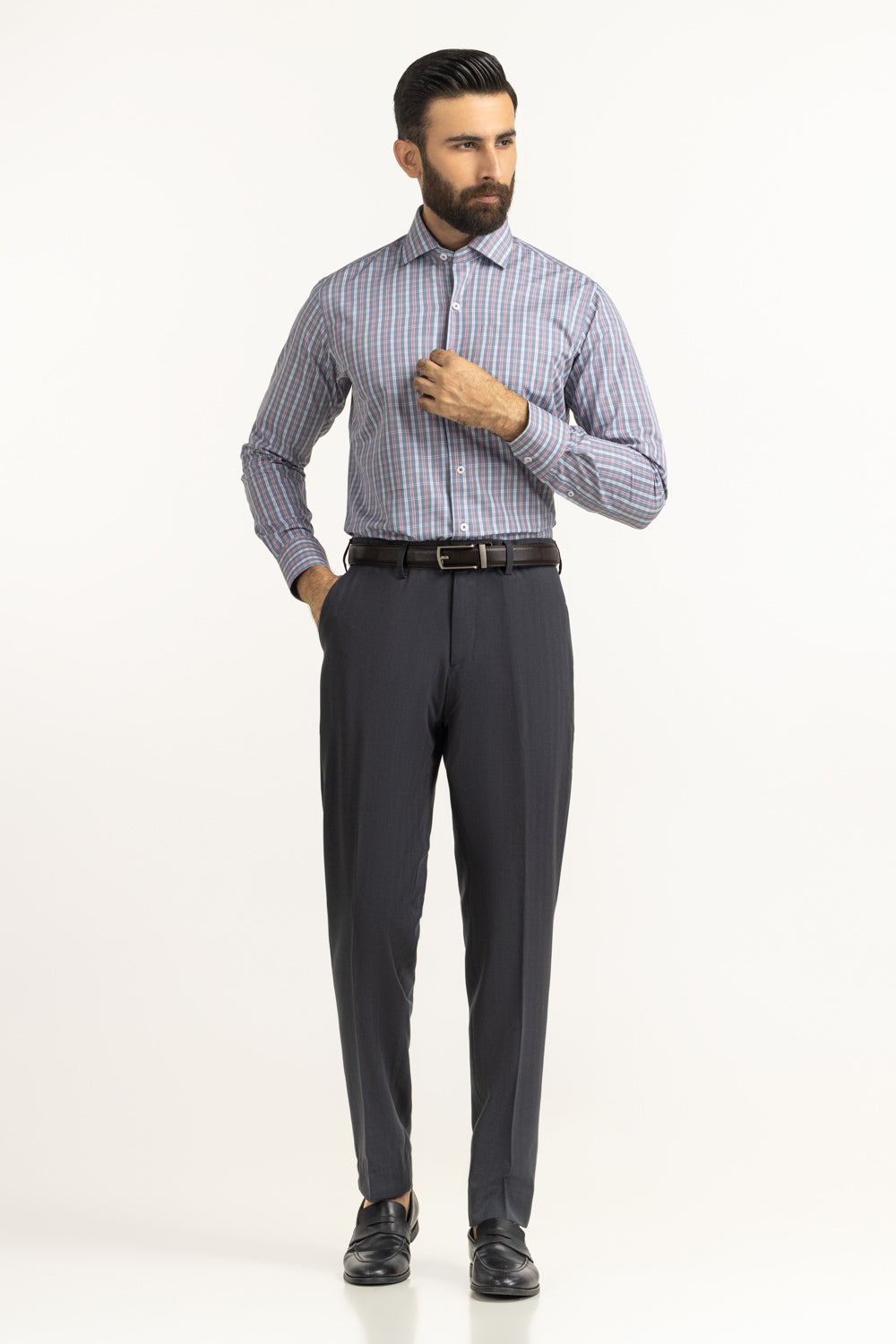 https://cdn.shopify.com/s/files/1/0706/3253/8159/files/Men-Dress-Shirts-Color-Grey-Red-100_-Cotton-Modern-Fit-FS-CHK25-244-Front.jpg?v=1763101078