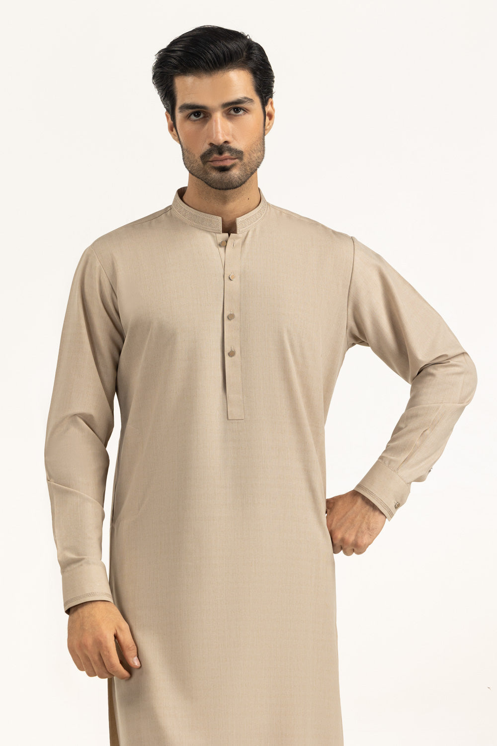 Regular Fit Embroidered Suits