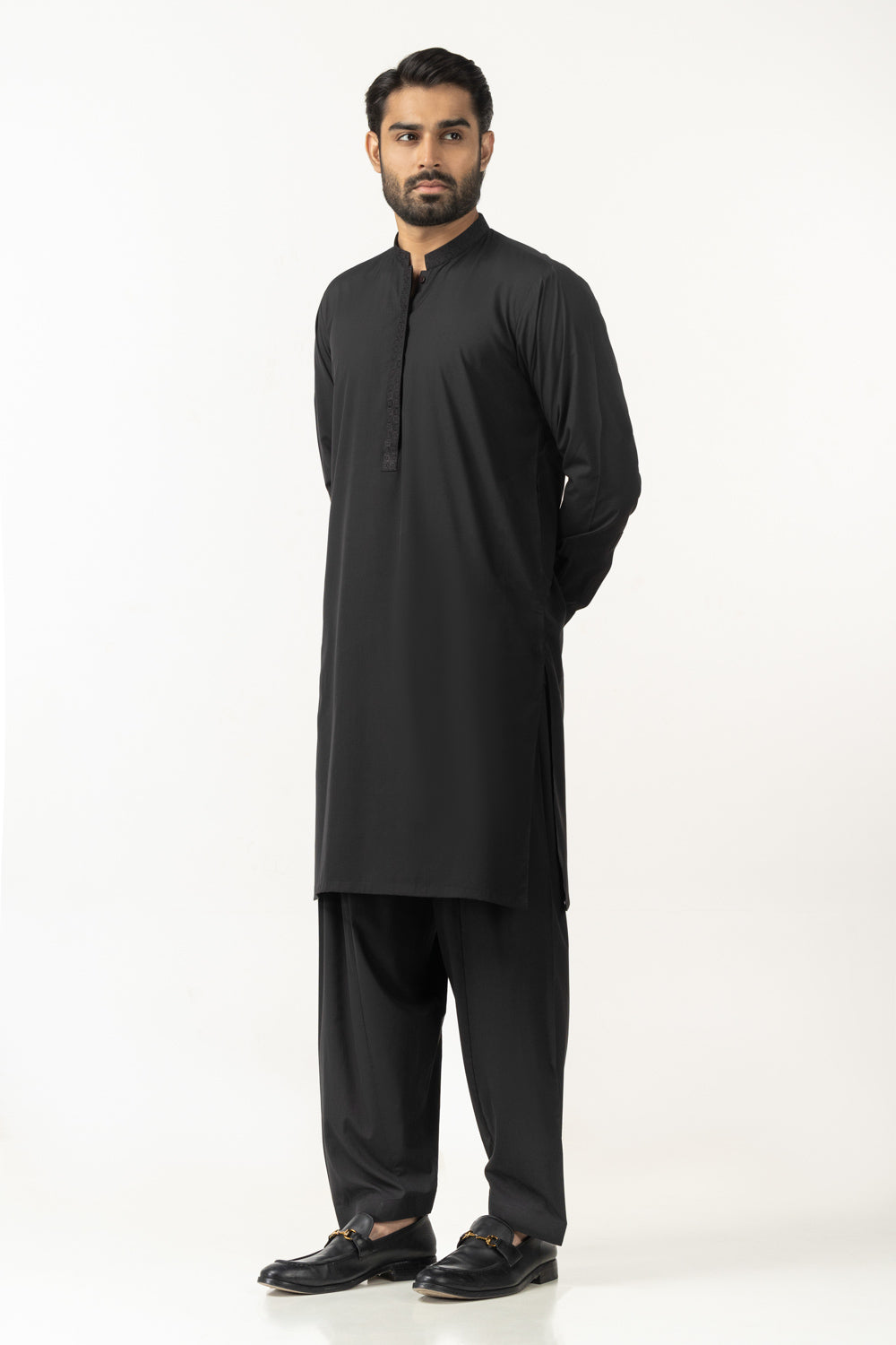 Regular Fit Embroidered Suits