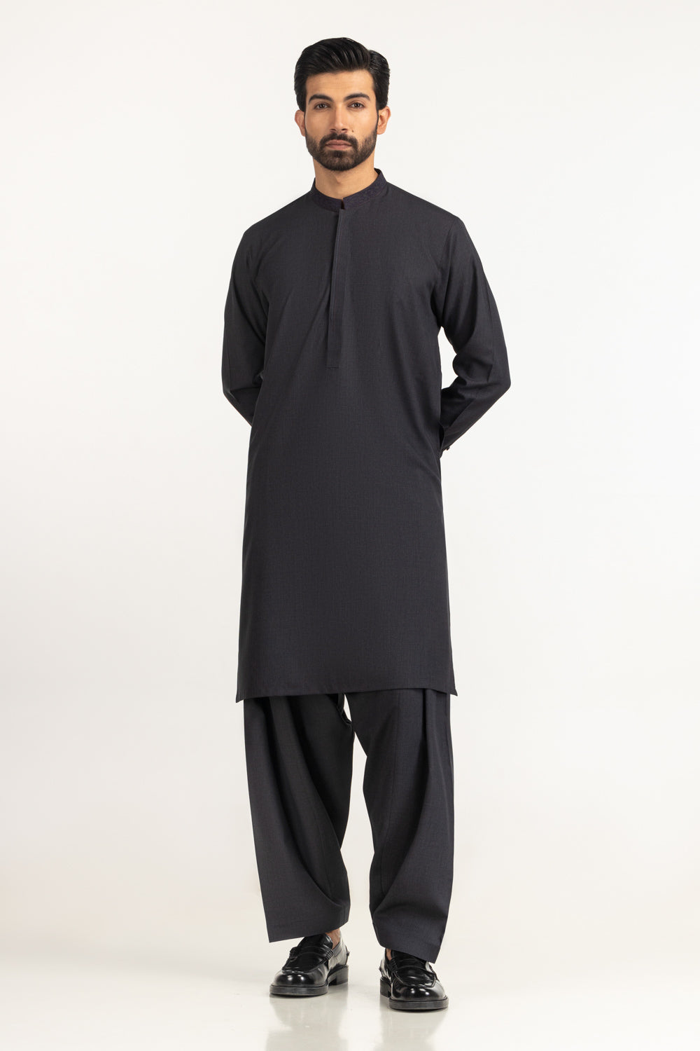 Regular Fit Embroidered Suits