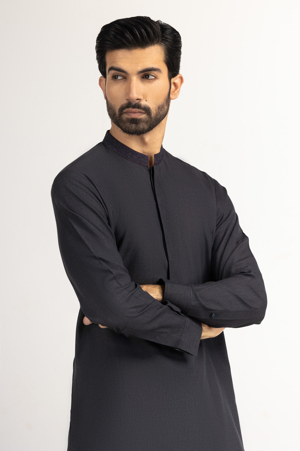 Regular Fit Embroidered Suits