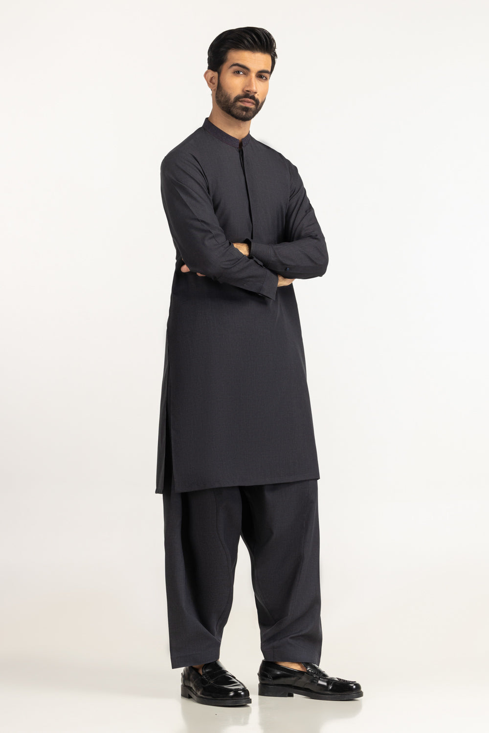 Regular Fit Embroidered Suits