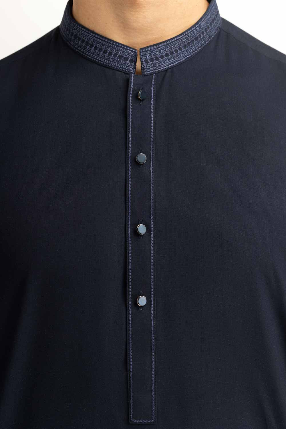 Regular Fit Embroidered Suits