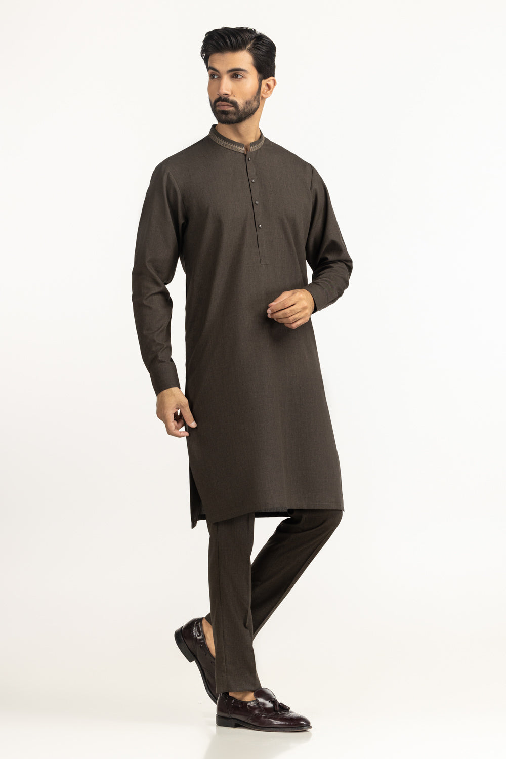 Regular Fit Embroidered Suits