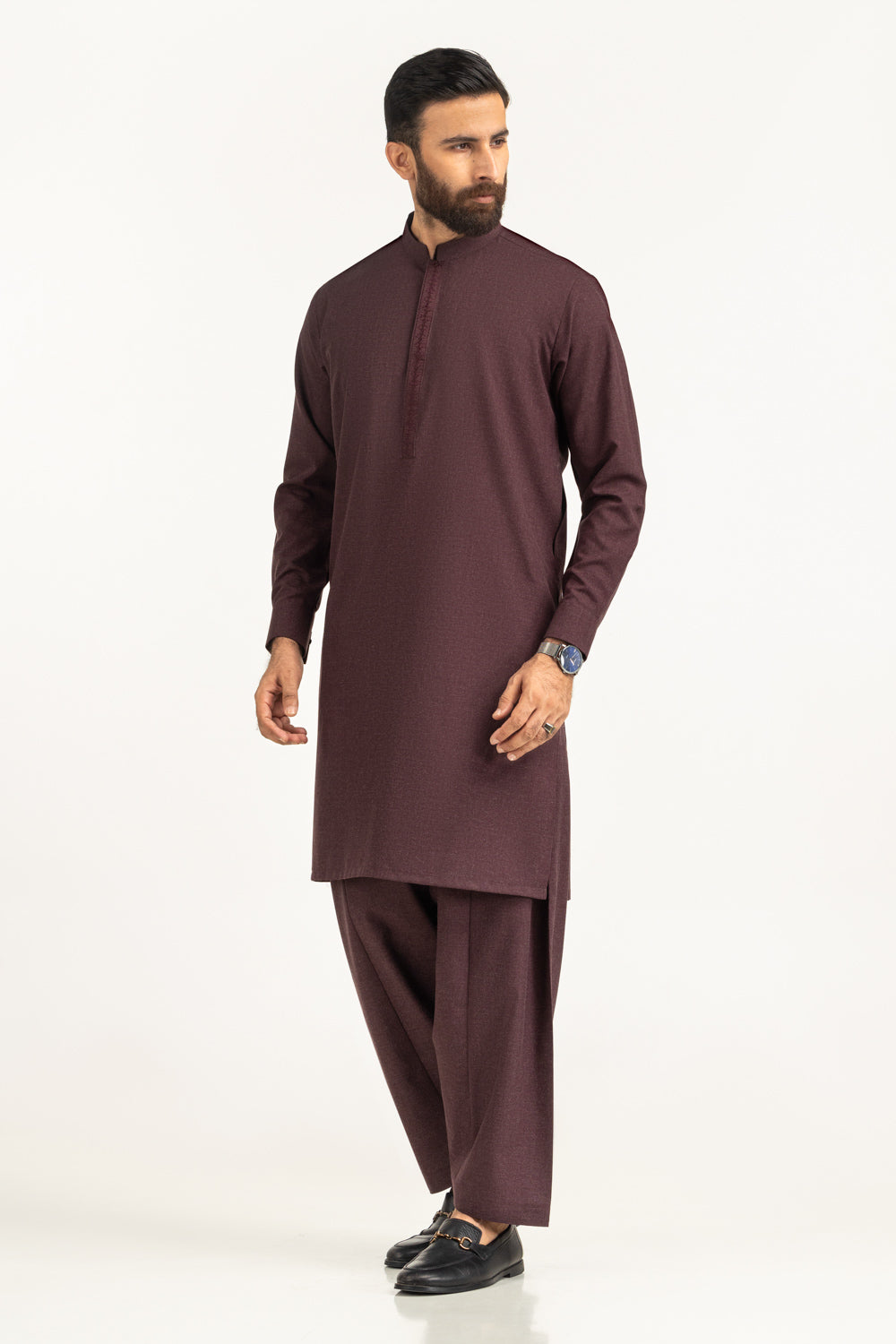 Regular Fit Embroidered Suits