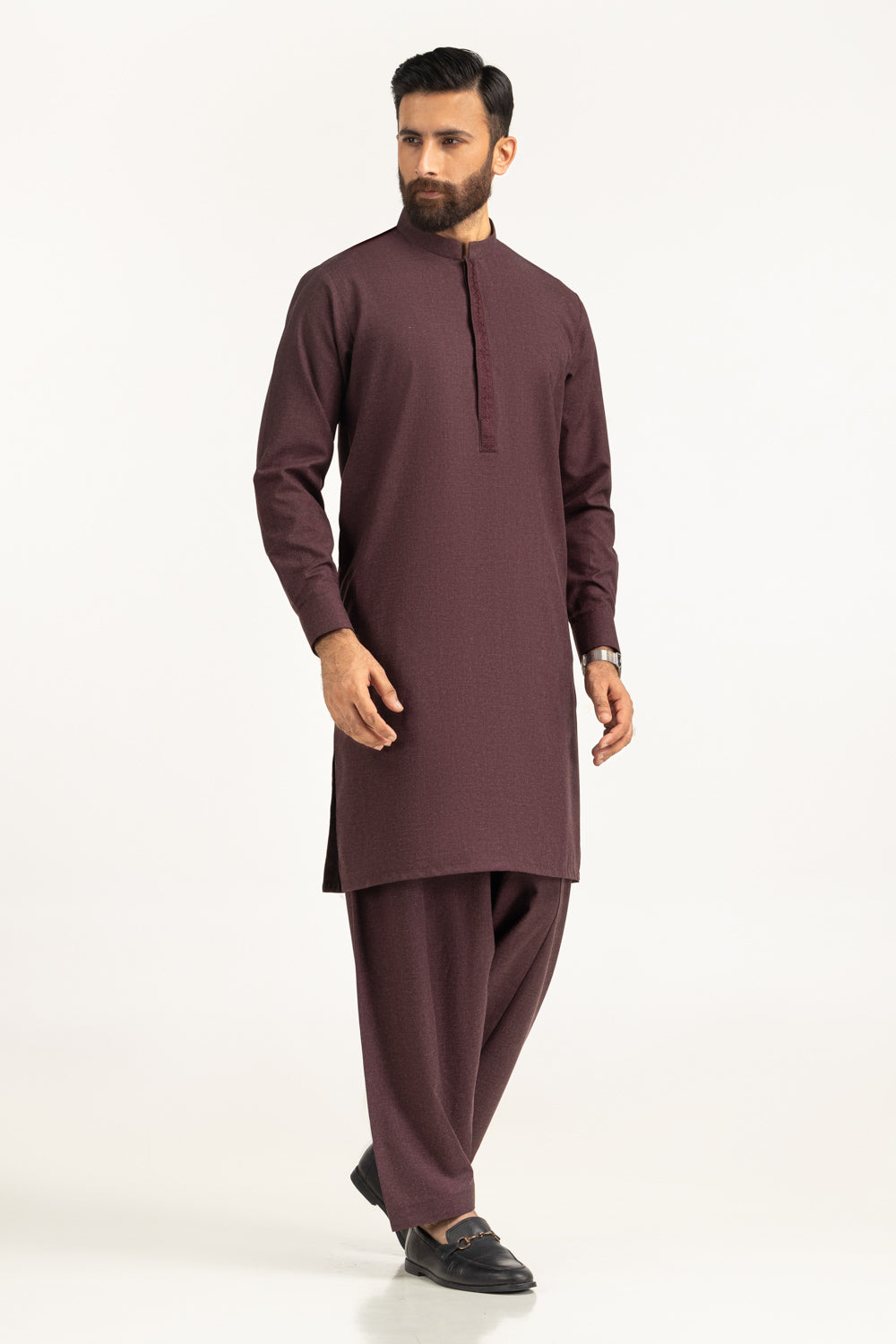 Regular Fit Embroidered Suits