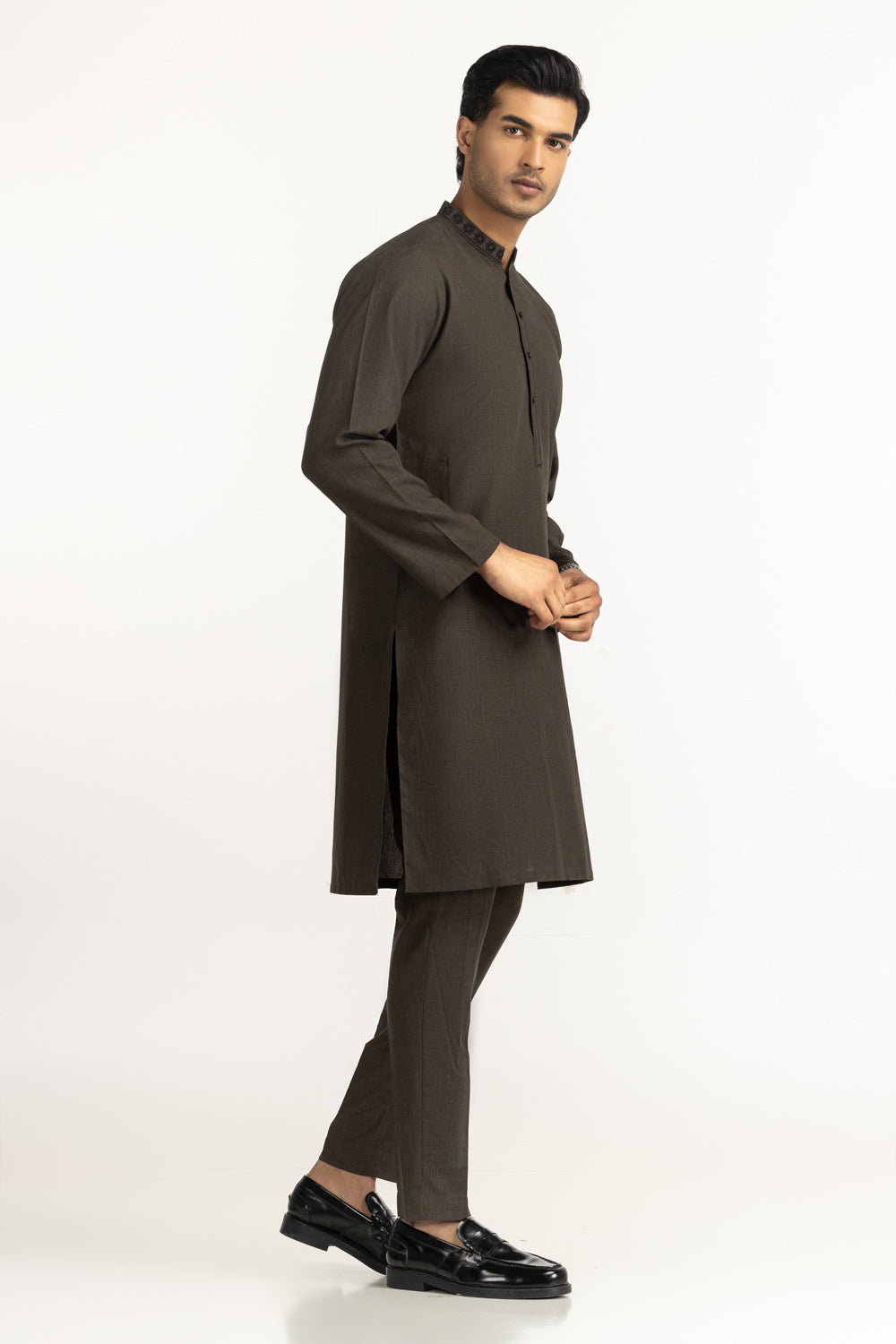 Regular Fit Embroidered Suits