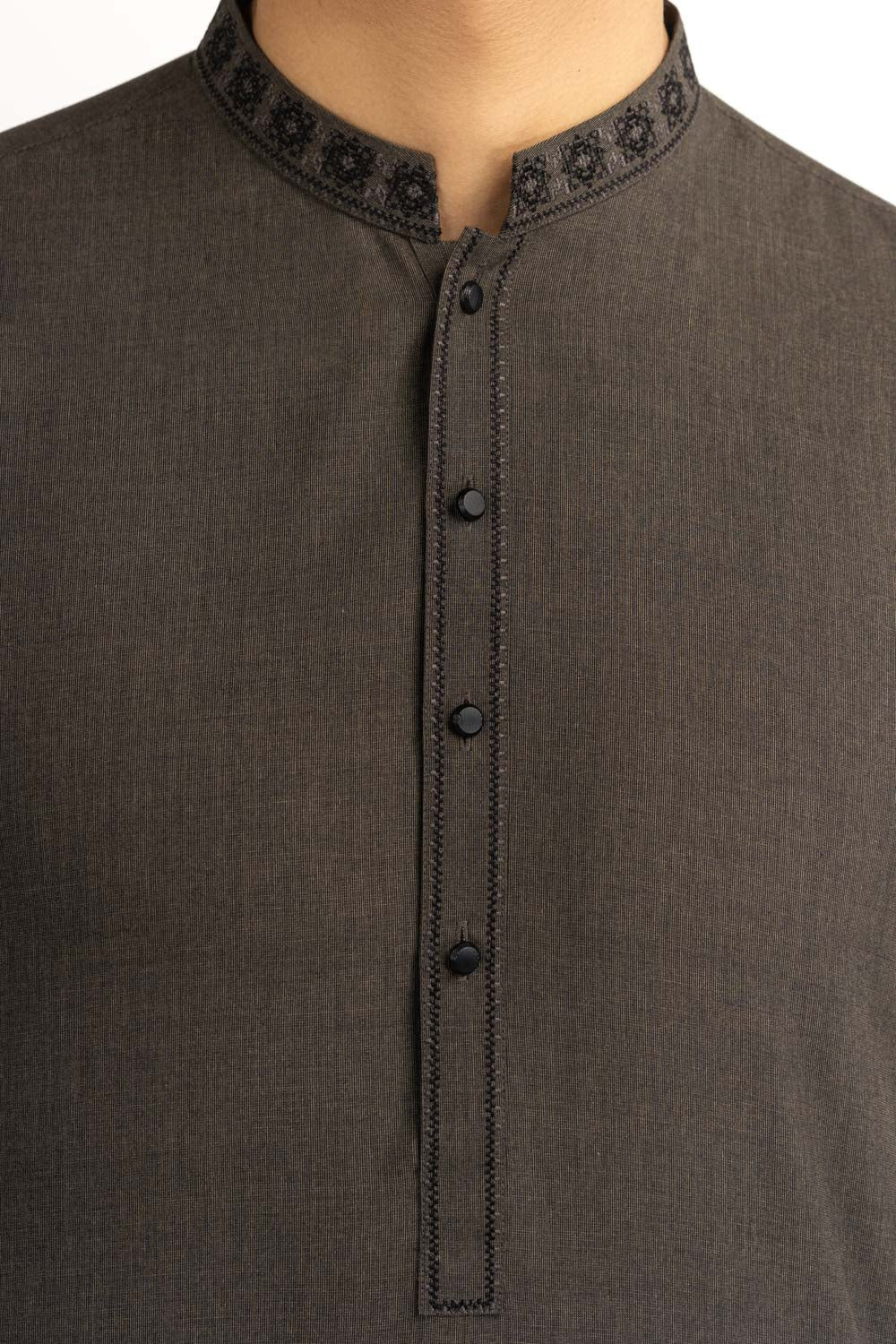 Regular Fit Embroidered Suits