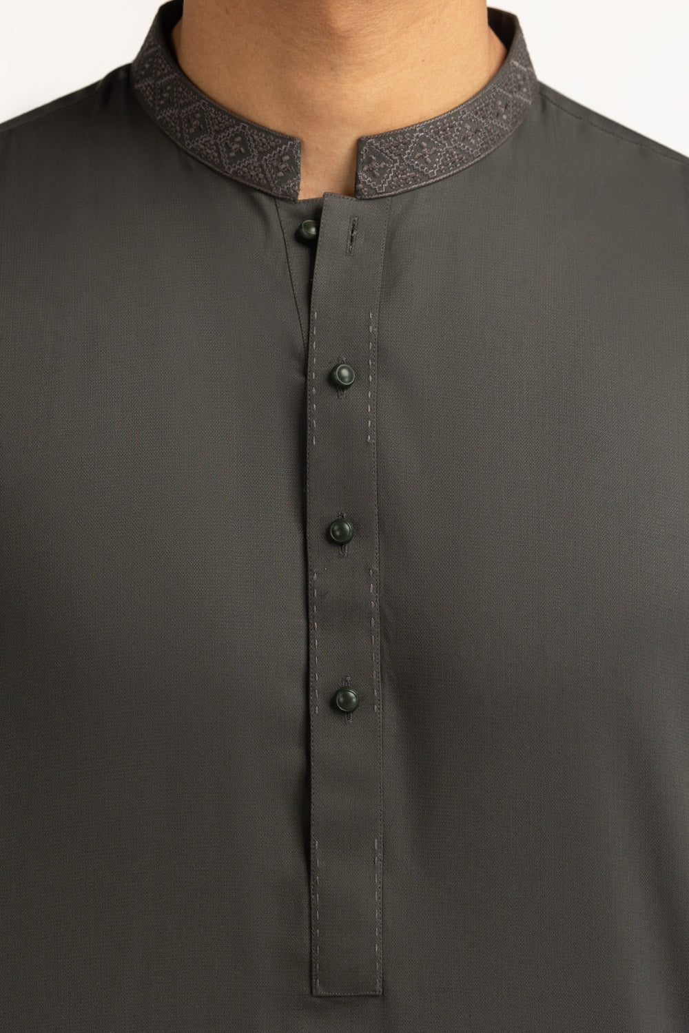 Regular Fit Embroidered Suits